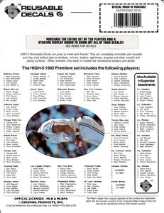 1992 HIGH 5 REUSABLE DECALS HOF ROBERTO ALOMAR, CARTER ...