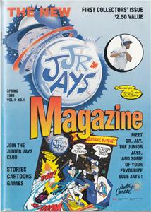 1993 1st EDITION TORONTO JR JAYS MAGAZINE WITH ROBERTO ...