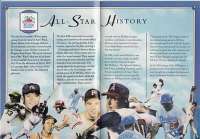 BLUE JAYS 1991 ALL-STAR ADVERTISEMENT BOOKLET@ DAVE STIEB ...