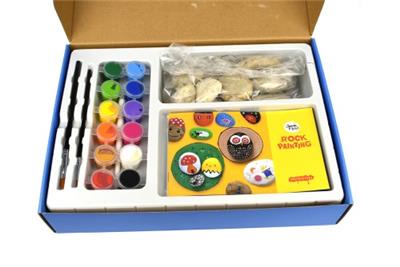 New Jar Melo Rock Painting Craft Kit Kids Art Craft Set Inc