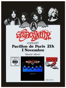 B'z×AEROSMITH 　エアロ　コラボ　FIFAコンサート　B2ポスター Aerosmith エアロスミス/Tokyo,Japan 2002 Upgrade & more