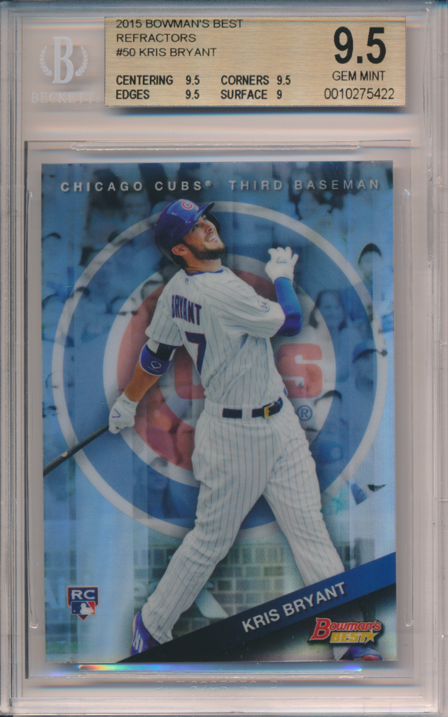 2015 Bowmans Best Baseball #50 Kris Bryant Rookie Card
