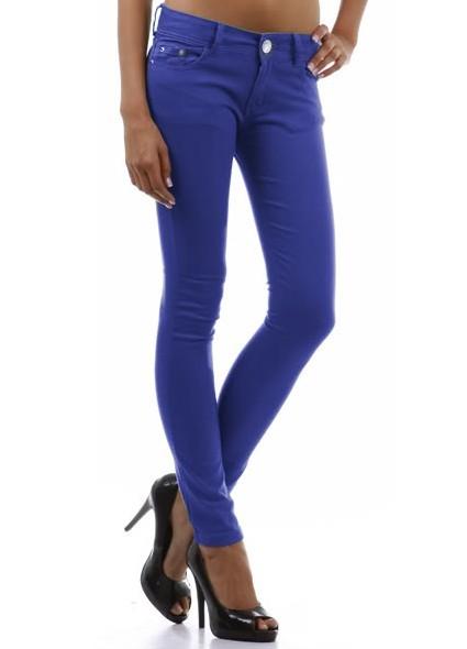 Women Slim Fit Premium Skinny Trousers Jeans Jeggings Zipper Pants ...