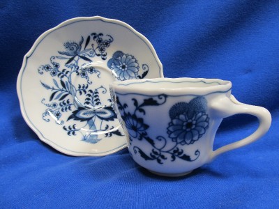 vintage blue danube japan cup saucer