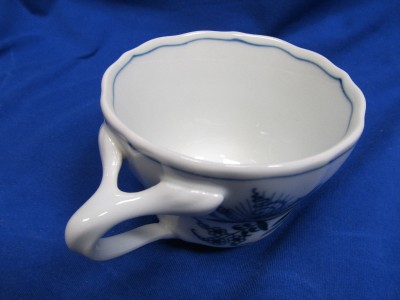 vintage blue danube japan cup saucer