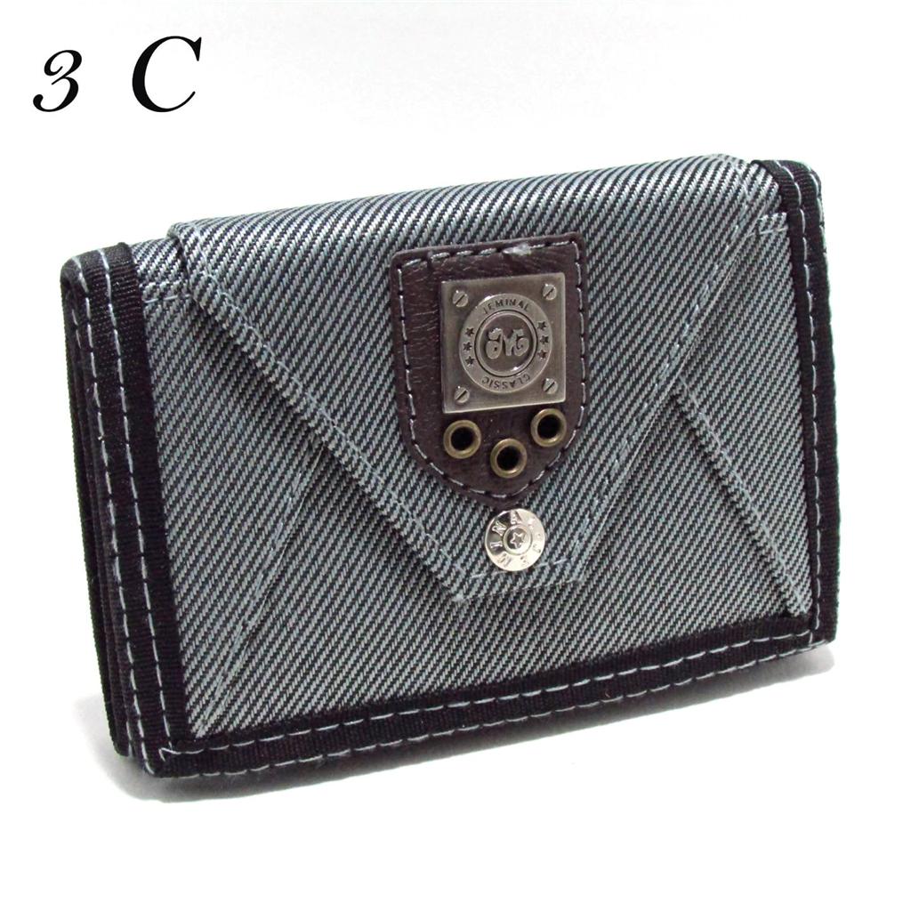 Mens Bifold Wallet With Velcro Closure IUCN Water