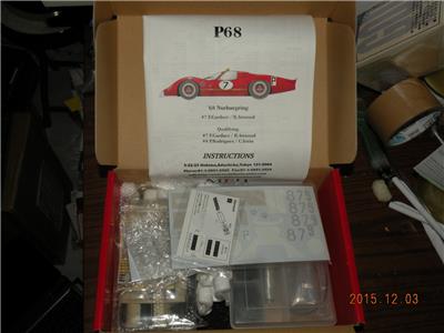 MFH MODEL FACTORY HIRO 1/24 P68 '68 NURBURGRING FORD SUPER DETAIL