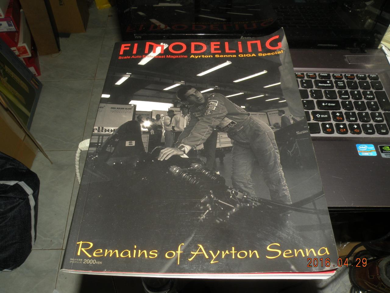 F1 Modeling F1 Book Ayrton Senna Giga Mclaren F1 In Detail For