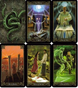 NECRONOMICON TAROT Book Card Deck Set Gothic Fantasy Anne Stokes Occult ...