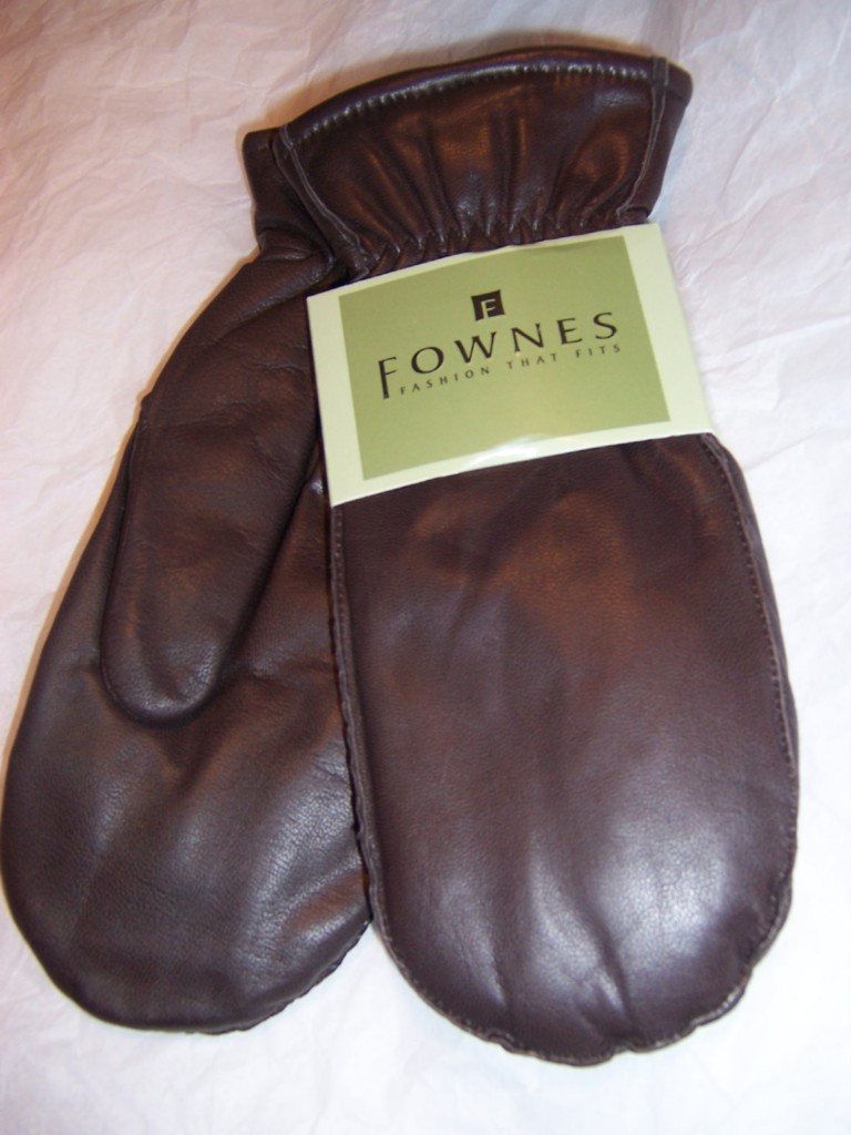 Fownes Leather Mittens Thinsulate lined with Fingers,Br | eBay