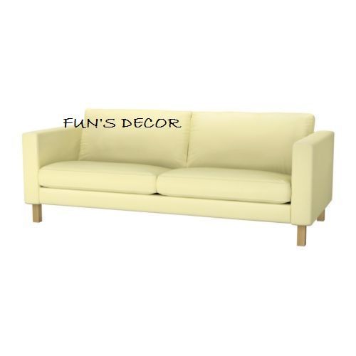 New Ikea Karlstad 3 Seat Sofa Couch Cover Slipcover Sivik Light