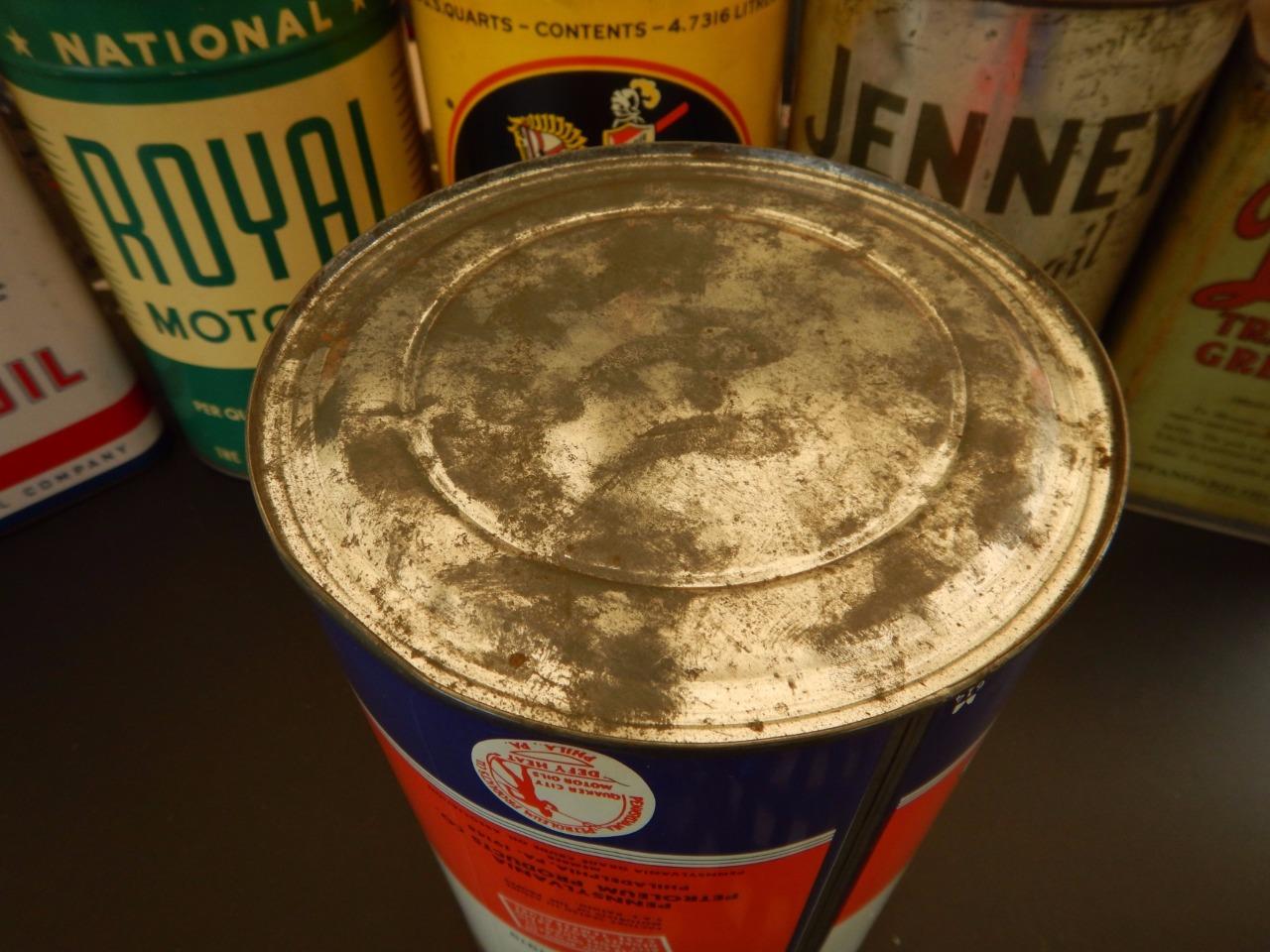 ORIGINAL **RARE** QUAKER CITY 5 QUART MOTOR OIL CAN ! eBay