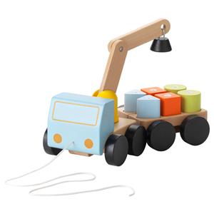 Ikea Mula Wooden Toys Building Blocks Abacus Roller Coaster Crane Stacking Rings Ebay