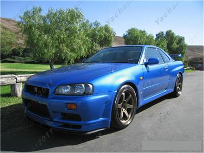 Carbon Kit For 99 02 Nissan Skyline R34 Gtr Oe Bumper Nsm Front Lip W Undertray Ebay
