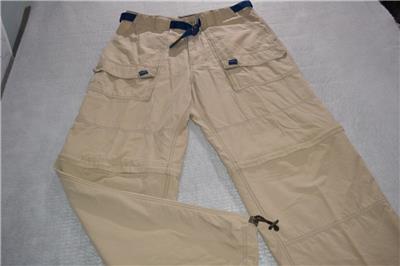 yuuu.　36 46896-a Vintage Abercrombie & Fitch Convertible Pants Paratrooper