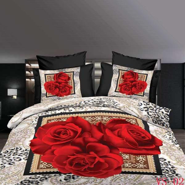 Truyoo Print 3d Effect Bedding Set Duvet Cover 100 Satin Cotton Truyoo Print 3d Effect Bedding Set Duvet Cover 100 Satin Cotton Double King Super