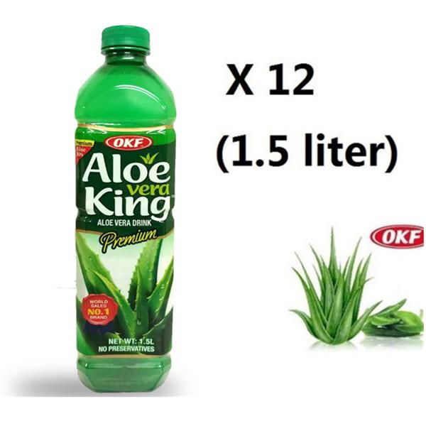 Is Okf Aloe Vera Drink Healthy OKF Aloe Vera King Healthy Drink – Case of 12 Bottles x 1.5L | eBay