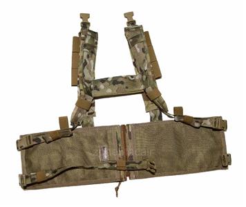 AWS Tactical Multicam MOLLE Split Front Chest Rig - 75th Ranger CAG SOF ...