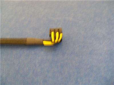 PCI-E 8 PIN FOWARD THEN LEFT SLEEVED extender LOW PROFILE CUT TOP OF CLIP-4/"