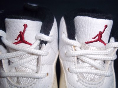 Infant Baby Boy Nike Air Jordan Crib Atletic Shoes White Black Red Size ...