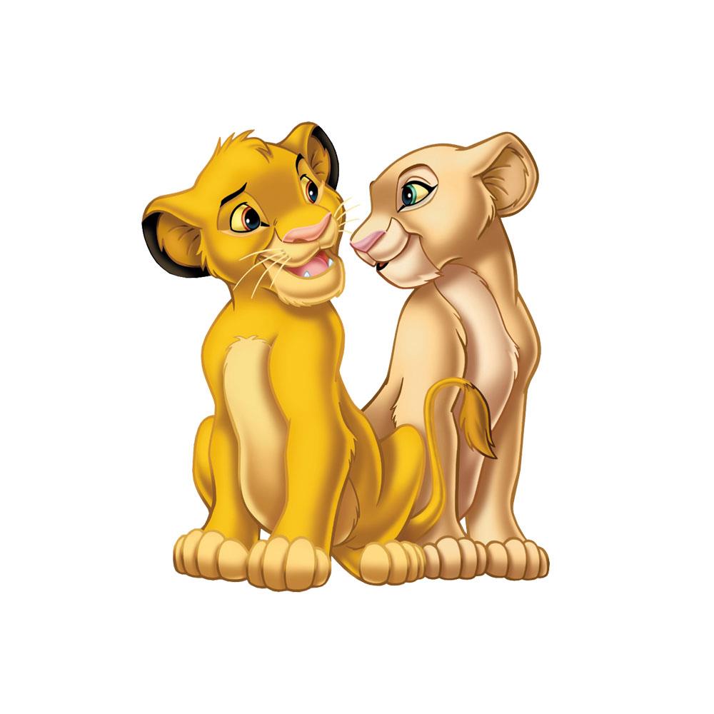 Lion King Wall Sticker Simba Nala Decal Disney Removable Home Decor
