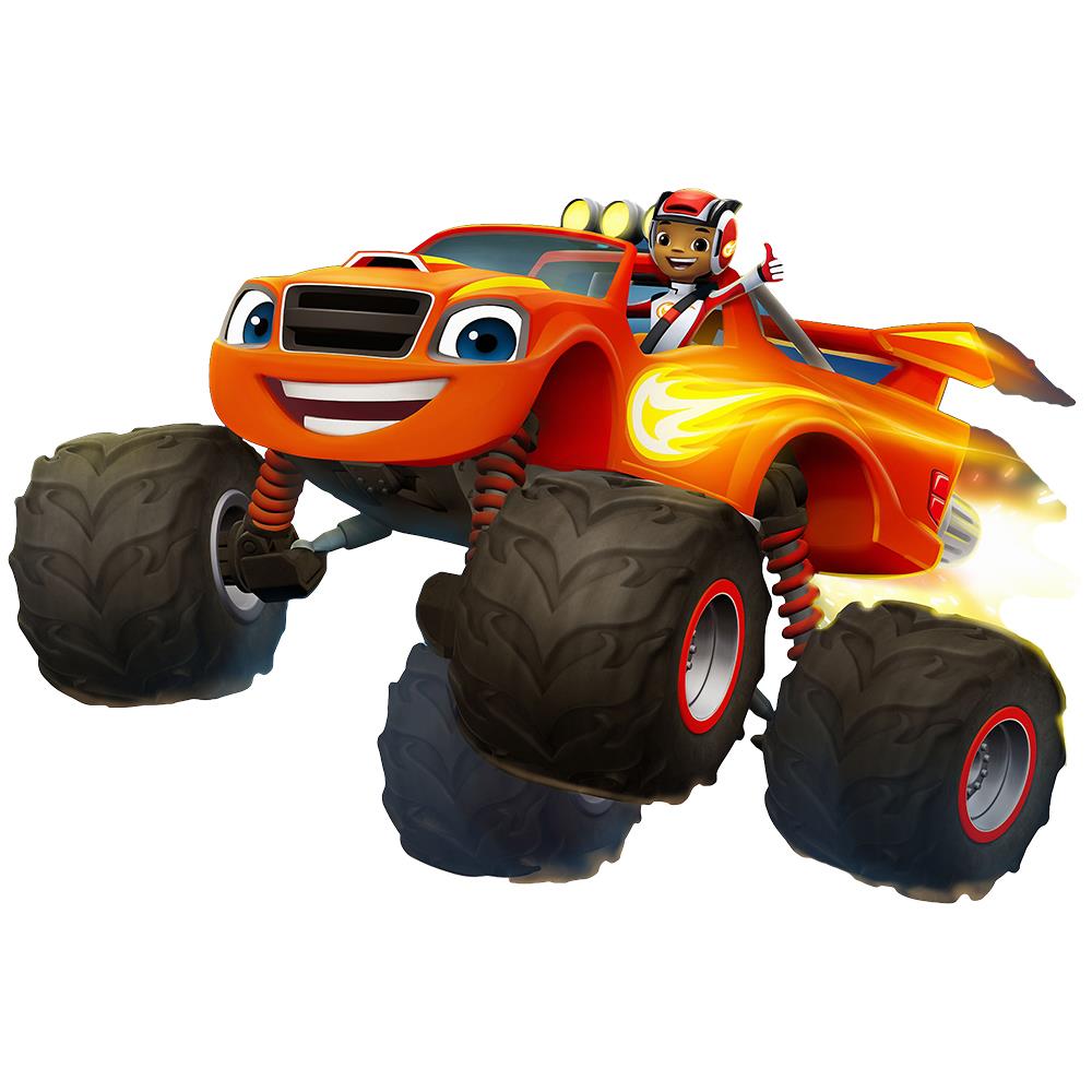 Blaze Wall Sticker Decal Vinyl Any Size Decor Monster And Machines Art ...