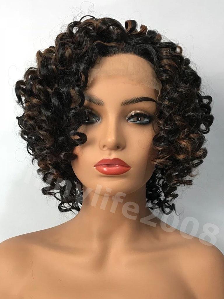 Lace Front Wig Dark Brown Light Brown Short Afro Curly Women Synthetic Hair Wigs Ebay,Richer Poorer Socks
