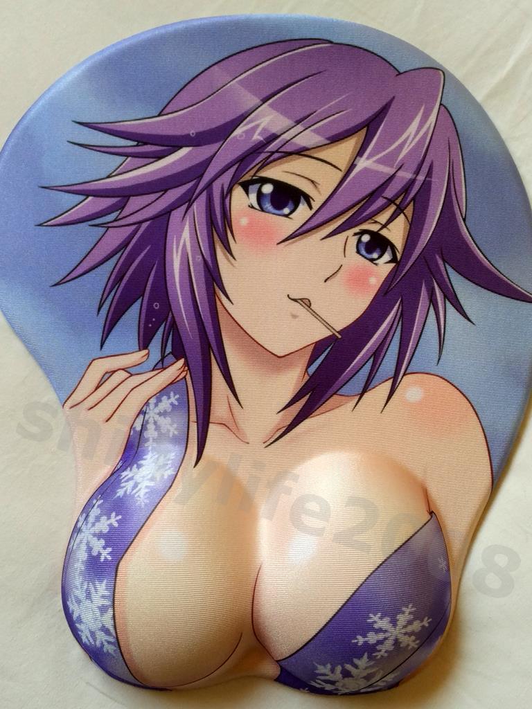 Anime Rosario And Vampire Soft Breast 3d Silicon Mouse Pad Mat With Wrist Rest Collectibles Monomagazine Japanese Anime