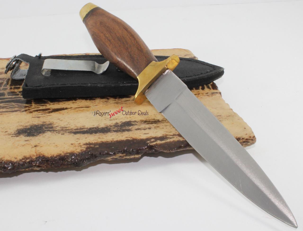 9" Mountain Man Double Edge Boot Dagger Survival Combat Fighting Knife