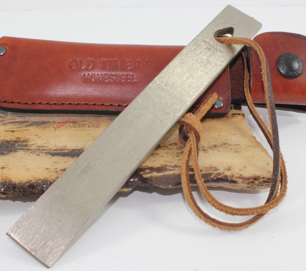 Schrade Old Timer HS1 Honesteel Knife Sharpener Sharpening Leather Belt