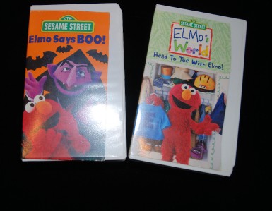 SET of 10 Baby Newton Baby Einstein VHS Tapes PLUS 3 Sesame Street Elmo ...