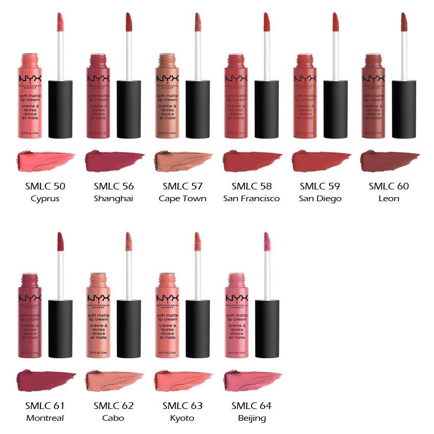 12 NYX Soft Matte Lip Cream - 12 pcs SMLC \