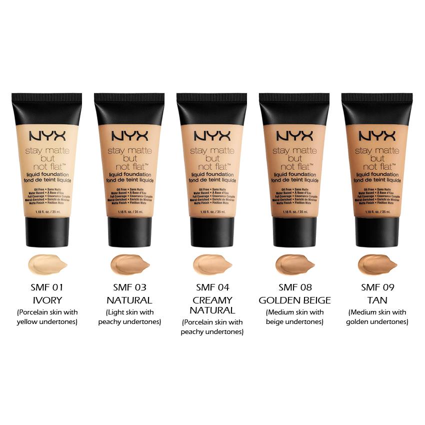1 NYX Stay Matte But Not Flat Liquid Foundation - SMF 
