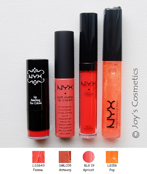 All about Lips - PINK SMLC / LSS / RLG / LG Set by NYX 