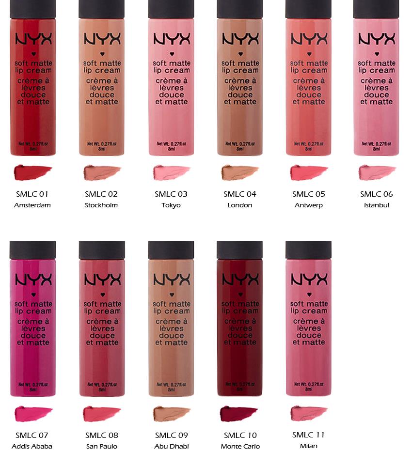 11 NYX Soft Matte Lip Cream Lipstick - SMLC 