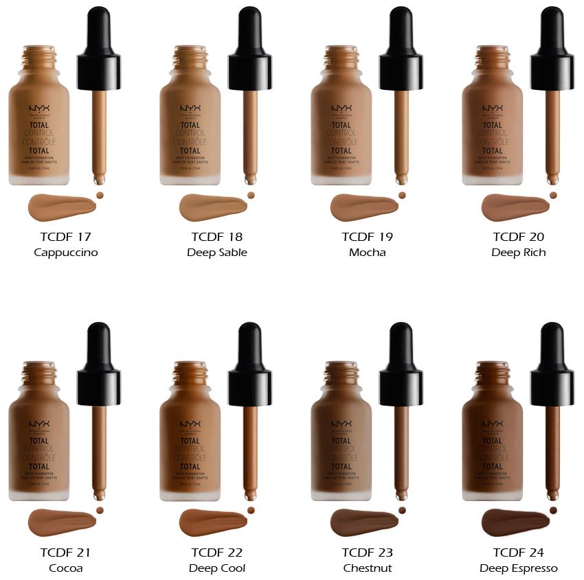 新しい季節 NYX 1 Total  Matte - Foundation Drop Control 帽子