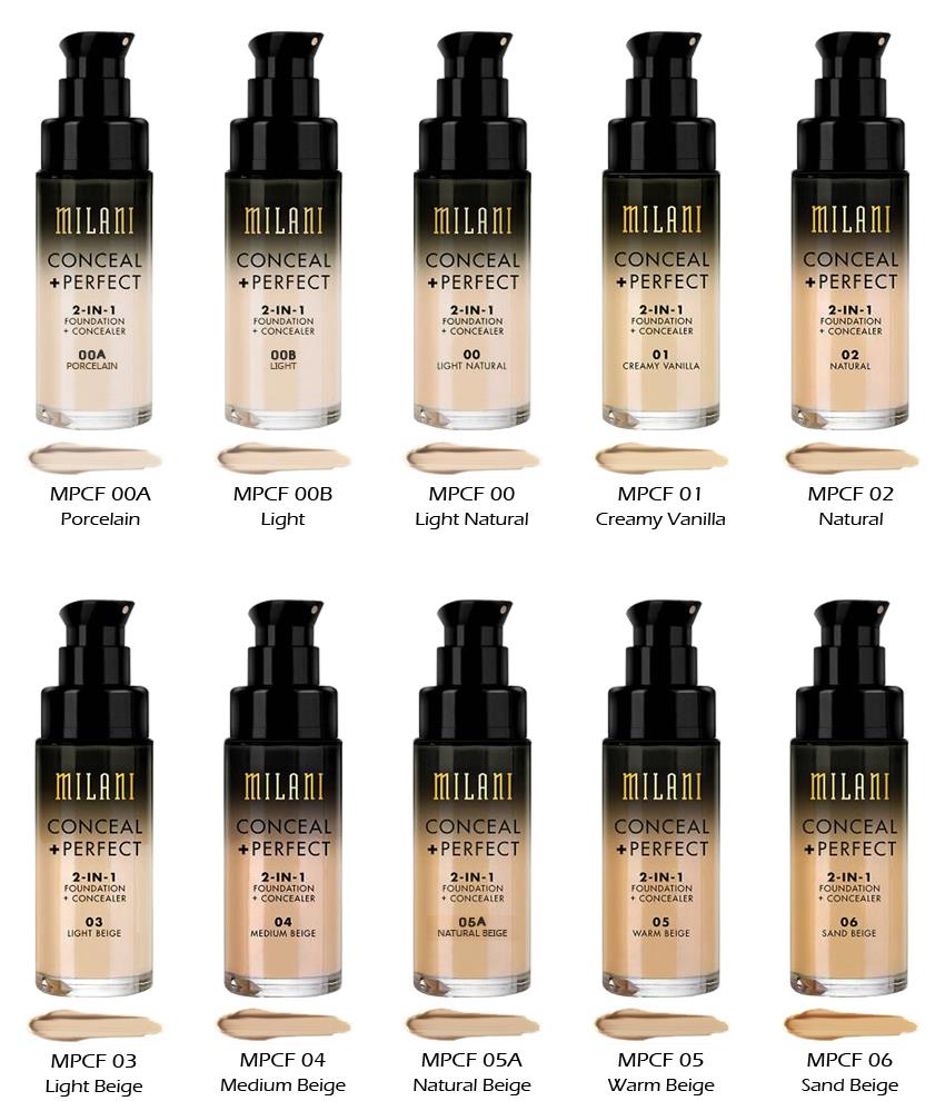 1 Milani Conceal Perfect 2 In 1 Foundation Concealer Pick Your 1 Color Joy Ebay