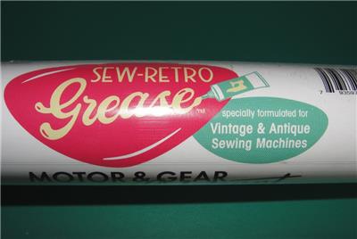 SEW-RETRO Grease 'Vintage Sewing Machine' Lubricant Singer