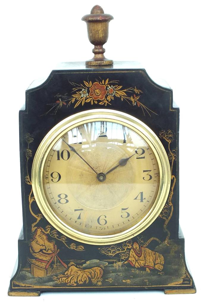 Antique Chinoiserie Mantel Clock - 8 day French Antique Clock | eBay