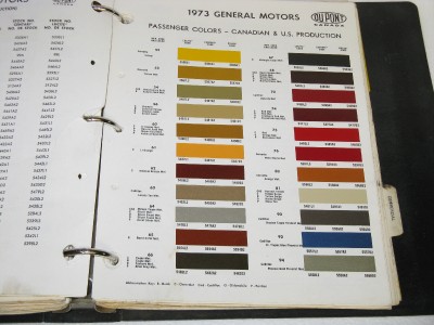 1977 Ford paint chart #10