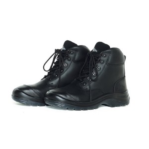 lace to toe steel toe work boots