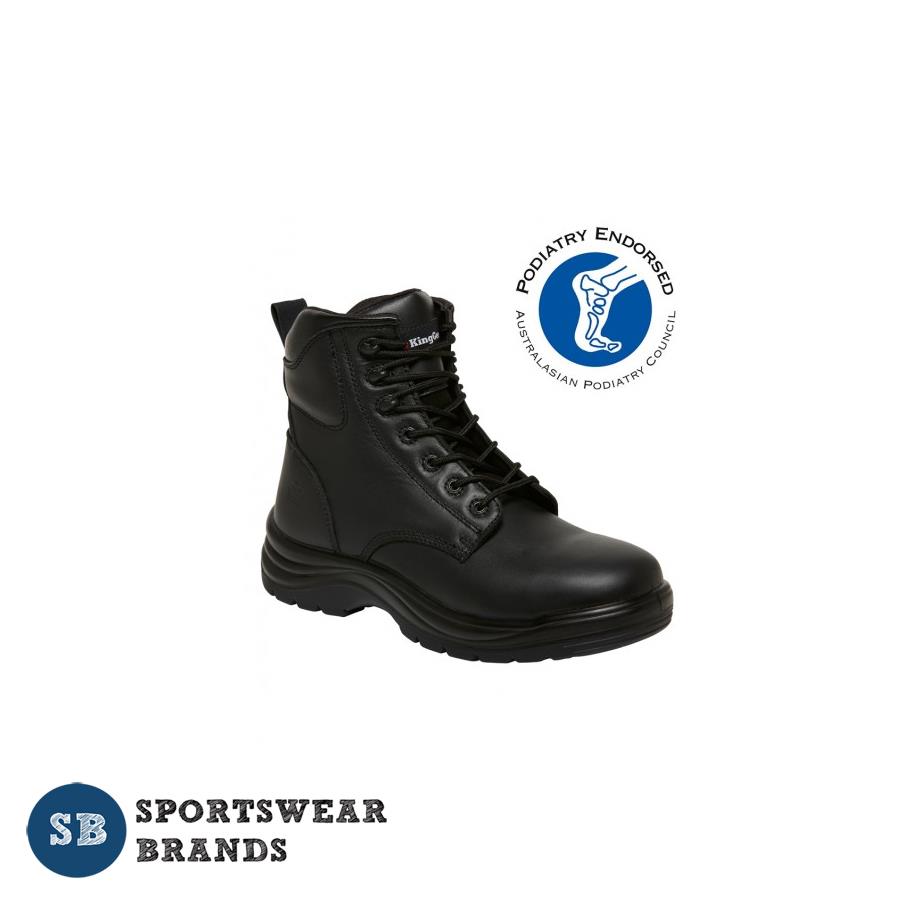 King GEE Cook Work Boot Steel TOE CAP Capped Safety Leather Workwear ...