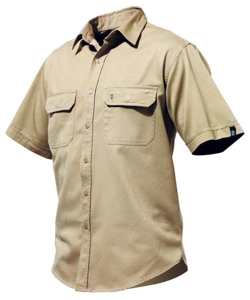 King Gee Worn Gs Short Sleeve Shirt Workwear Industrial Tradies Cotton ...