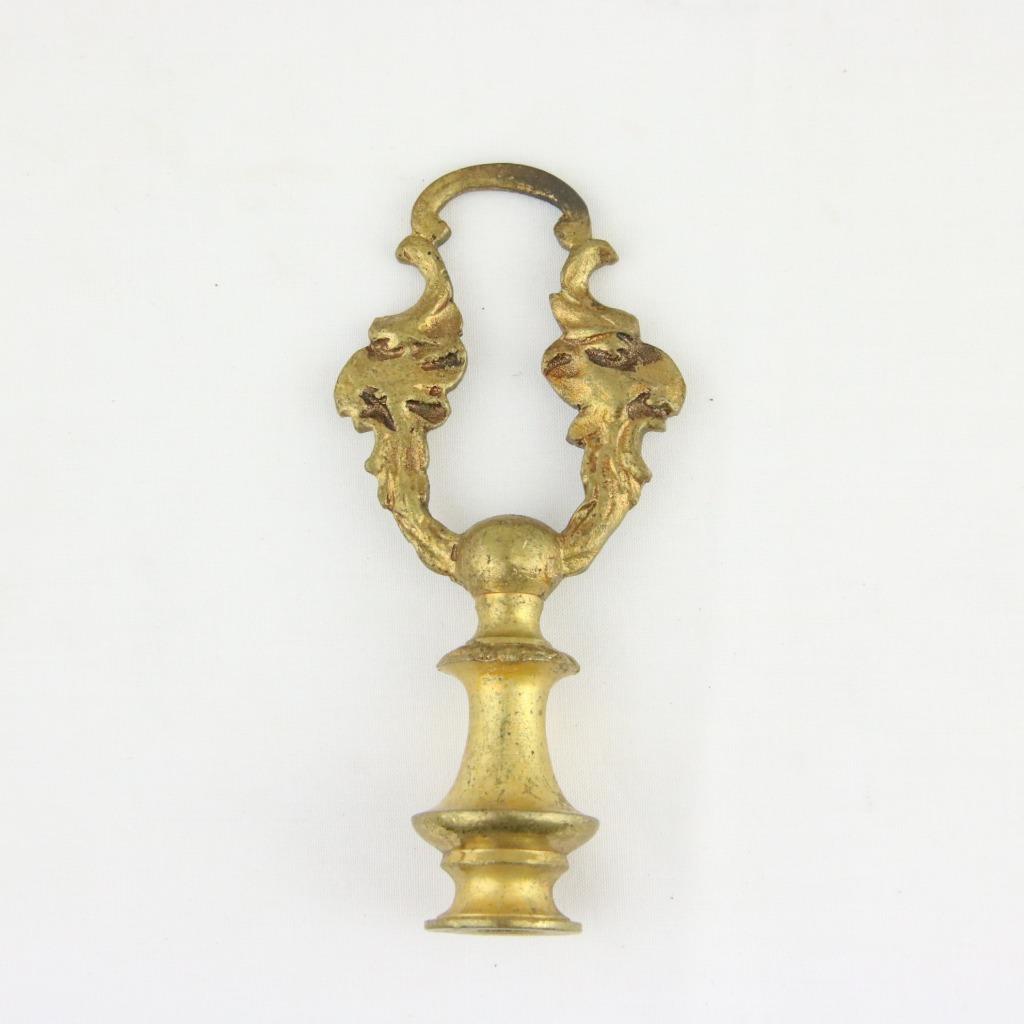 Antique Gilt Bronze Figural Lamp Finial 2 Faces French 1930s Rare Image Is Loading Antique Gilt Bronze Figural Lamp Finial 2 Faces