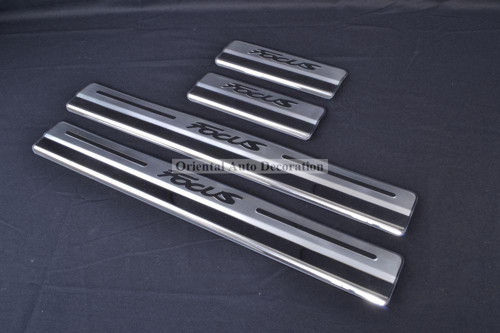 Ford focus stainless steel scuff plates