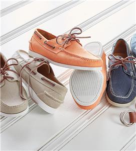 Peter Millar Seaside Washed Canvas Boat Shoes | eBay display picture 2