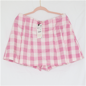 ショートパンツ RONRON GINGHAM RASPBERRY JAM BUTTON GOLGI SHORTS 4BXK485 ☆RONRON ☆GINGHAM RASPBERRY JAM BUTTON GOLGI SHORTS (RONRON