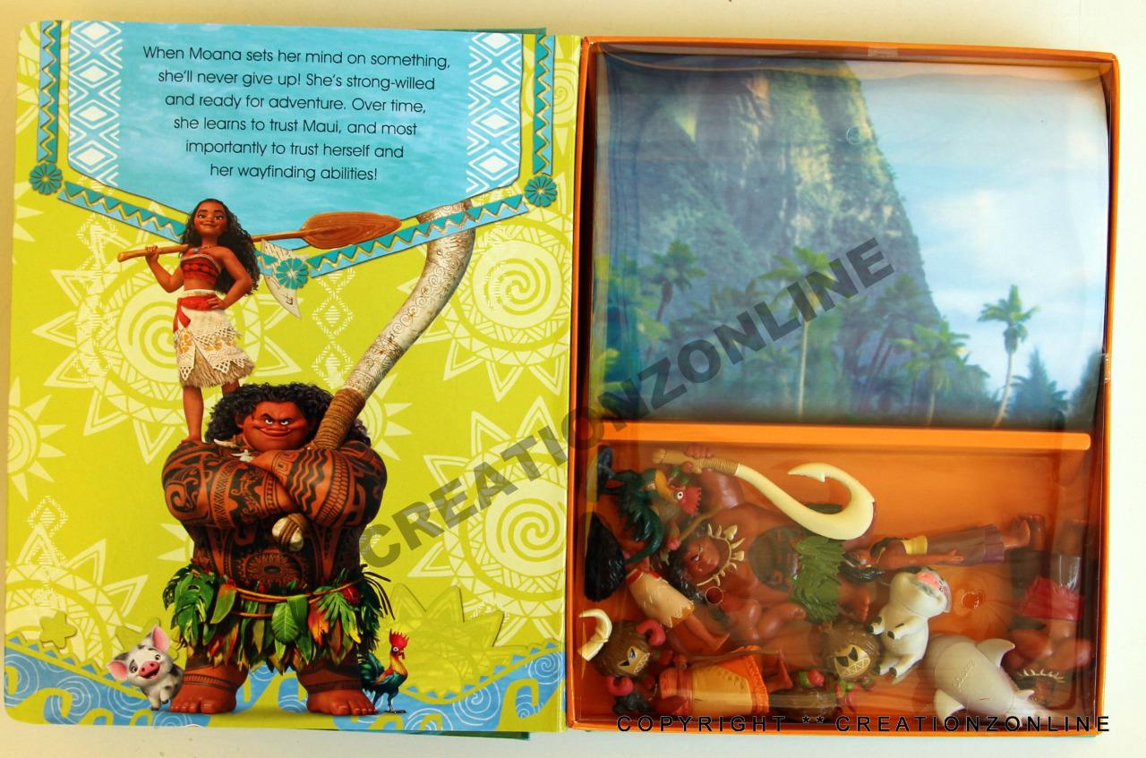 moana book and figures