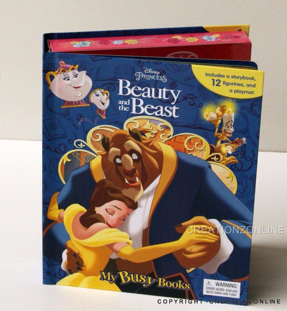 BEAUTY AND THE BEAST MY BUSY BOOKS 12 FIGURES KIDS BOOKS ...