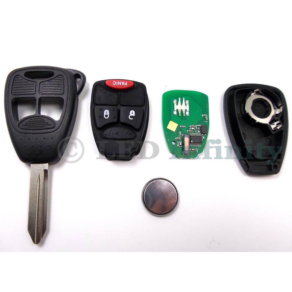 Oem Uncut Remote Key Fob 315mhz 3 Button For 04 12 Dodge